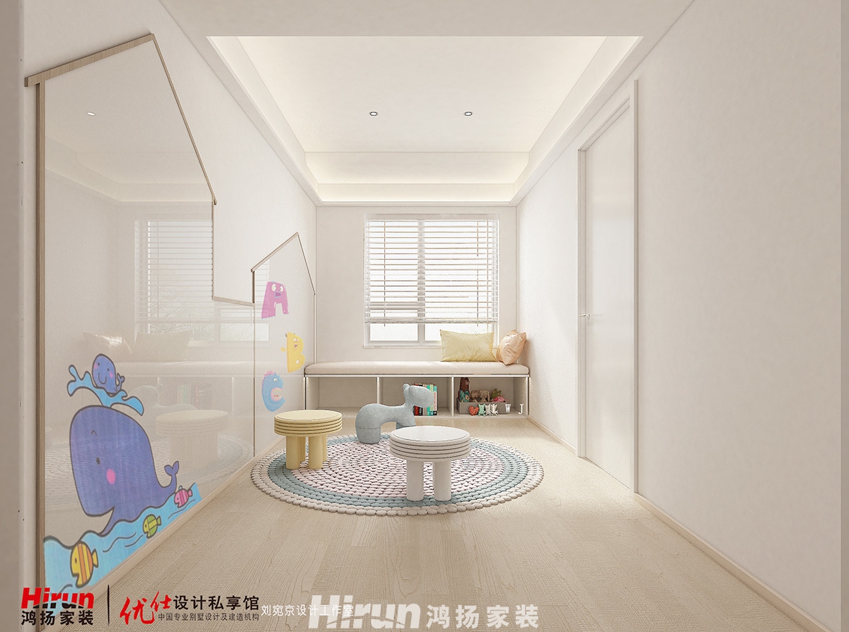 上庭院180㎡雅致現(xiàn)代大平層 裝修案例效果圖-SF1
