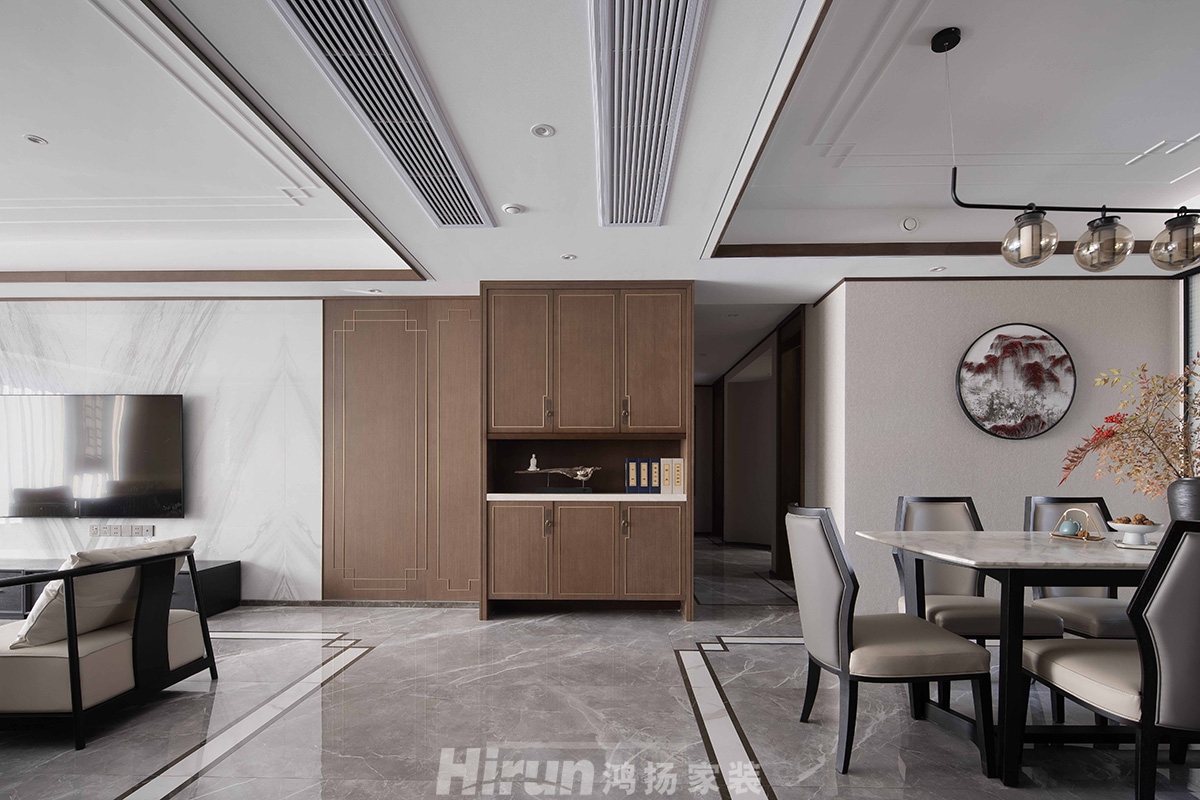 建發(fā)央璽200㎡復合寫意大平層 裝修案例實景圖-01