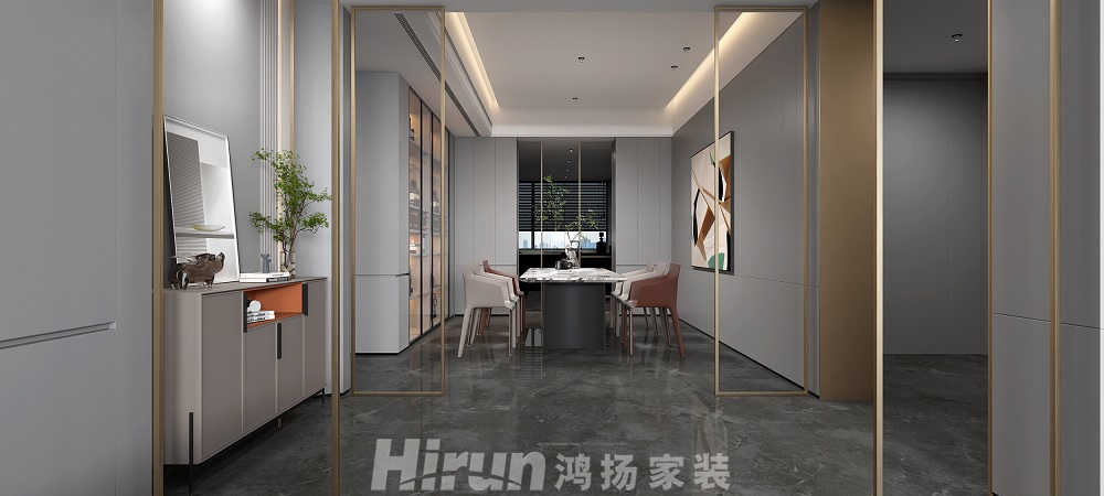 保利天禧220㎡雅致現代大平層 裝修案例效果圖-3