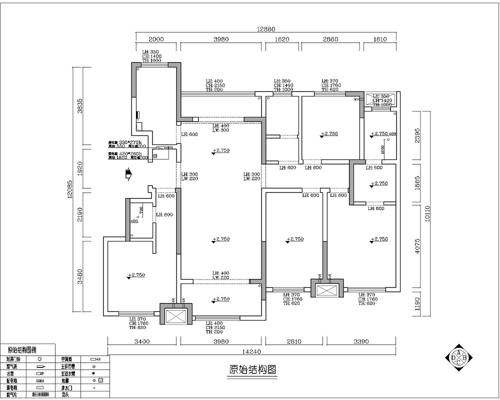 月湖蘭庭180㎡北歐之光大平層 裝修案例效果圖-9