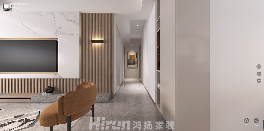 中建梅溪湖中心160㎡北歐之光四居室 裝修案例效果圖-微信截圖_20210526162912