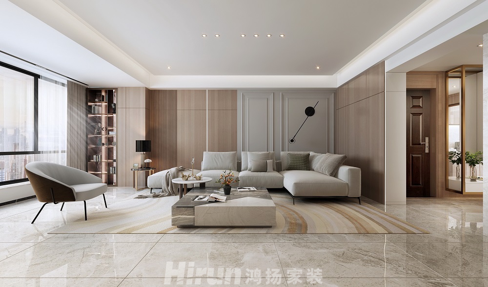 八方小區(qū)290㎡北歐之光復(fù)式 裝修案例效果圖-1 (2)