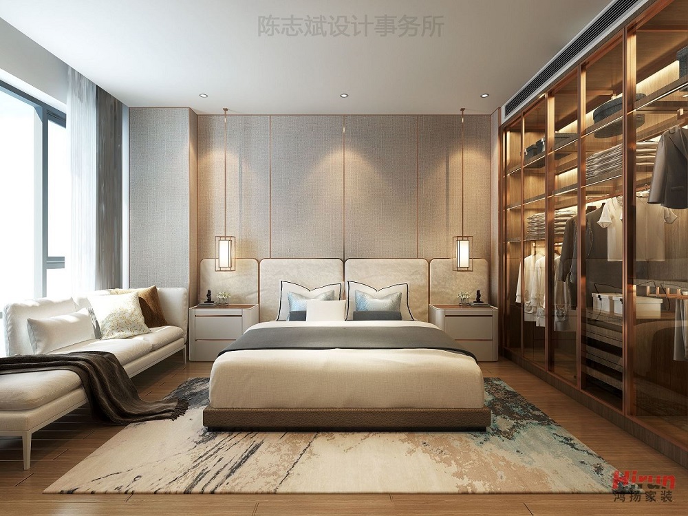 武漢華僑城260㎡雅致現(xiàn)代復(fù)式 裝修案例效果圖-J132379807588430