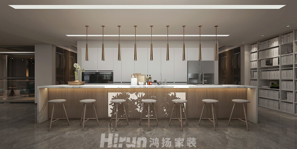 中隆玉璽170㎡雅致現代復式 裝修案例效果圖-A132376353787493