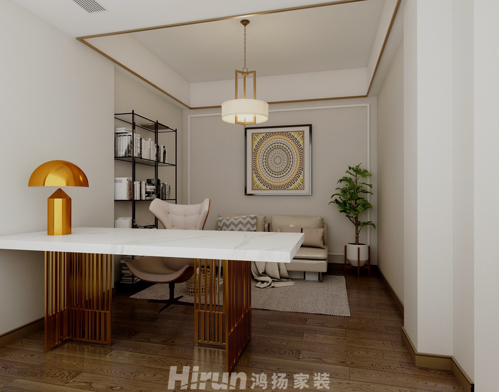 善建人家165㎡輕歐簡(jiǎn)美四居室 裝修案例效果圖-11