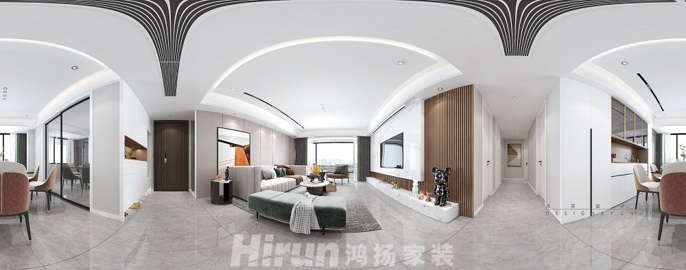 中建大公館168㎡雅致現代四居室 裝修案例效果圖-4eab2ea4a1a717517fb78203d8430dc