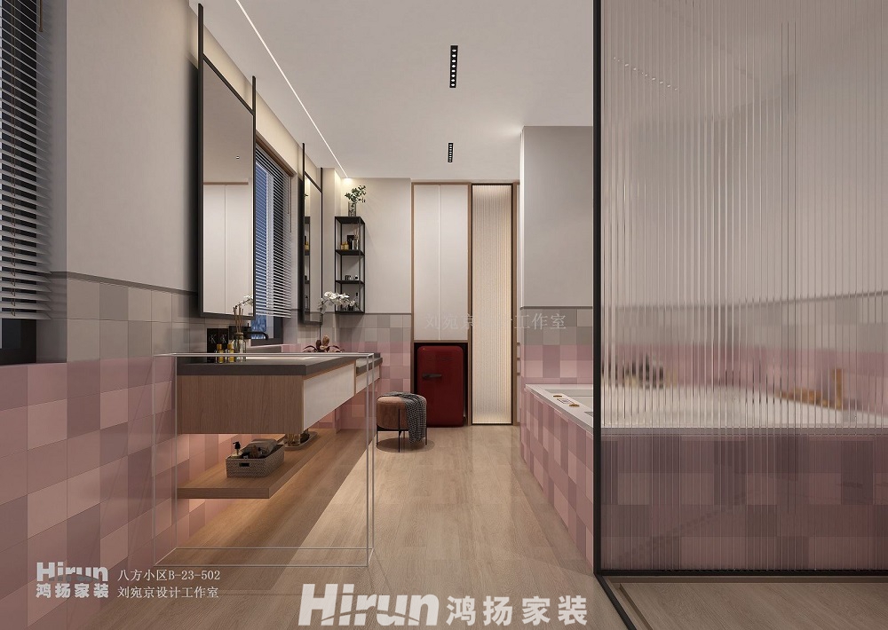 八方小區160㎡北歐之光四居室 裝修案例效果圖-9132393377905016