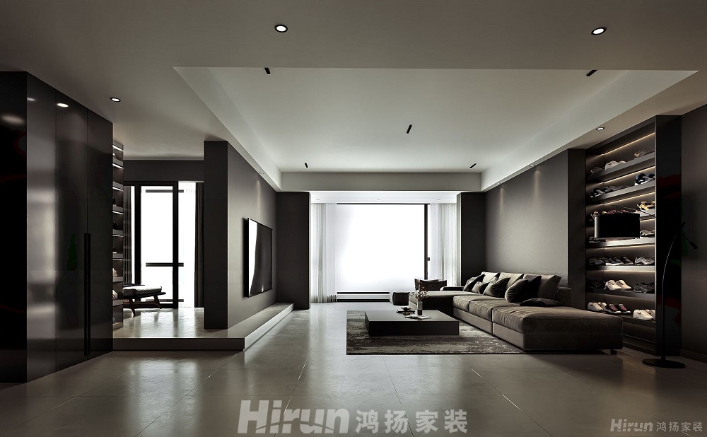 湘江壹號(hào)240㎡雅致現(xiàn)代大平層 裝修案例效果圖-9132393396520784