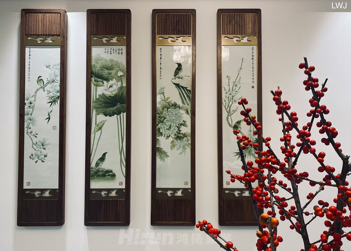 湘江壹號(hào)260㎡復(fù)合寫意大平層 裝修案例實(shí)景圖-畫