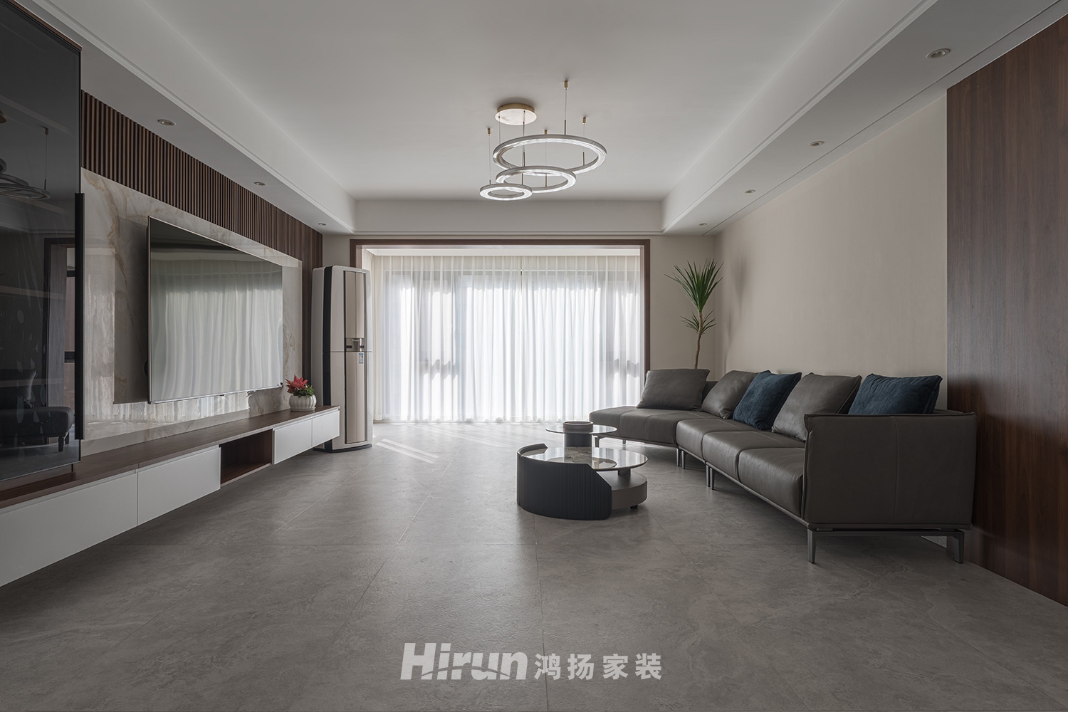 和美星城168㎡北歐之光四居室 裝修案例實景圖-3