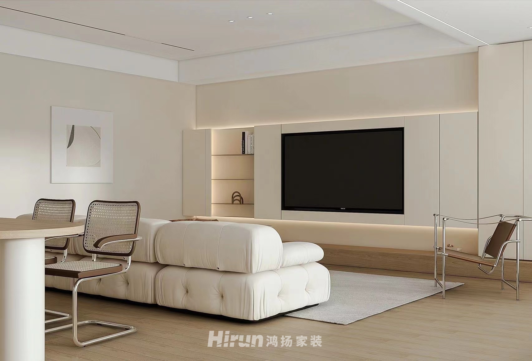 八方小區140㎡北歐之光四居室 裝修案例效果圖-6