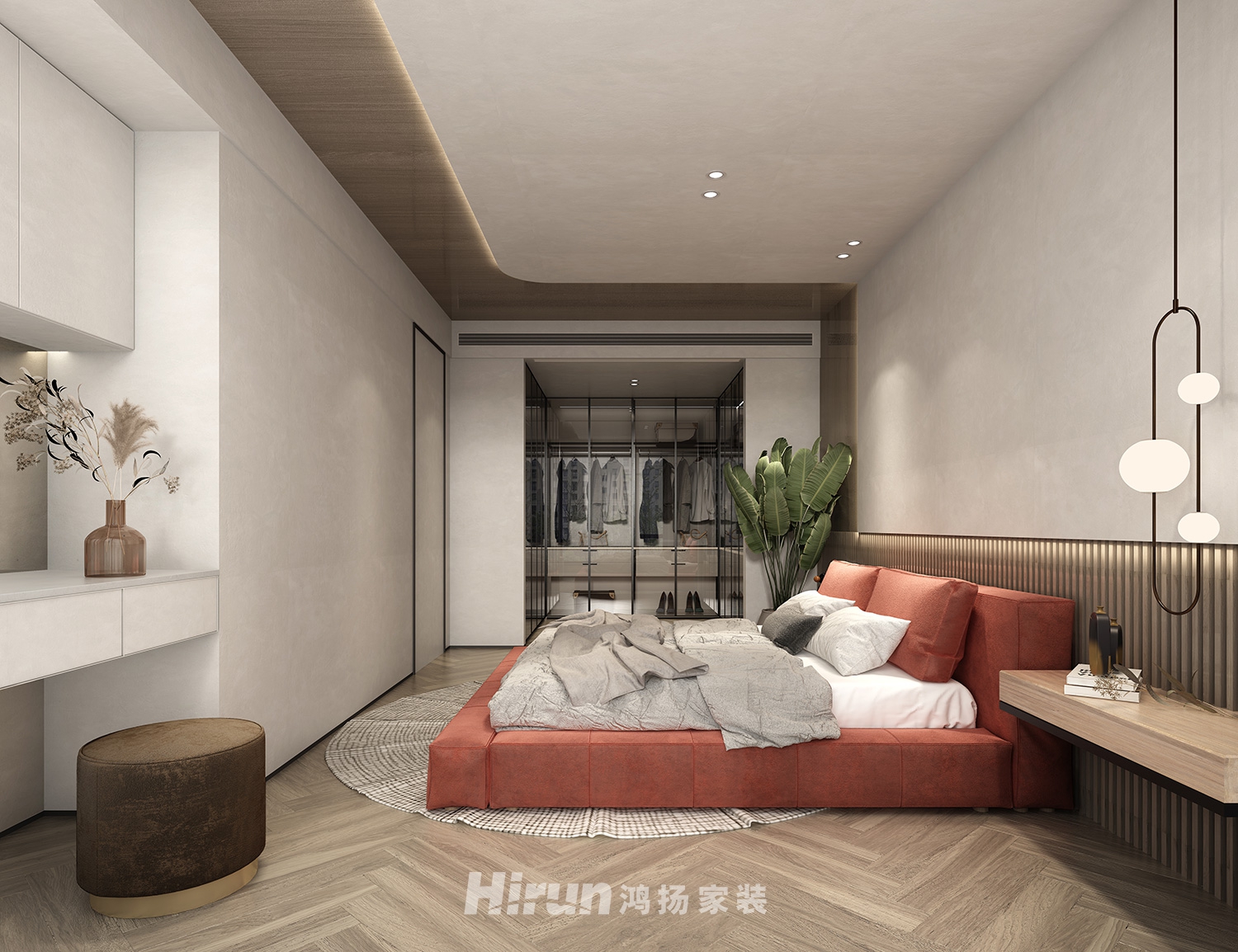 建發央著140㎡雅致現代復式 裝修案例效果圖-2