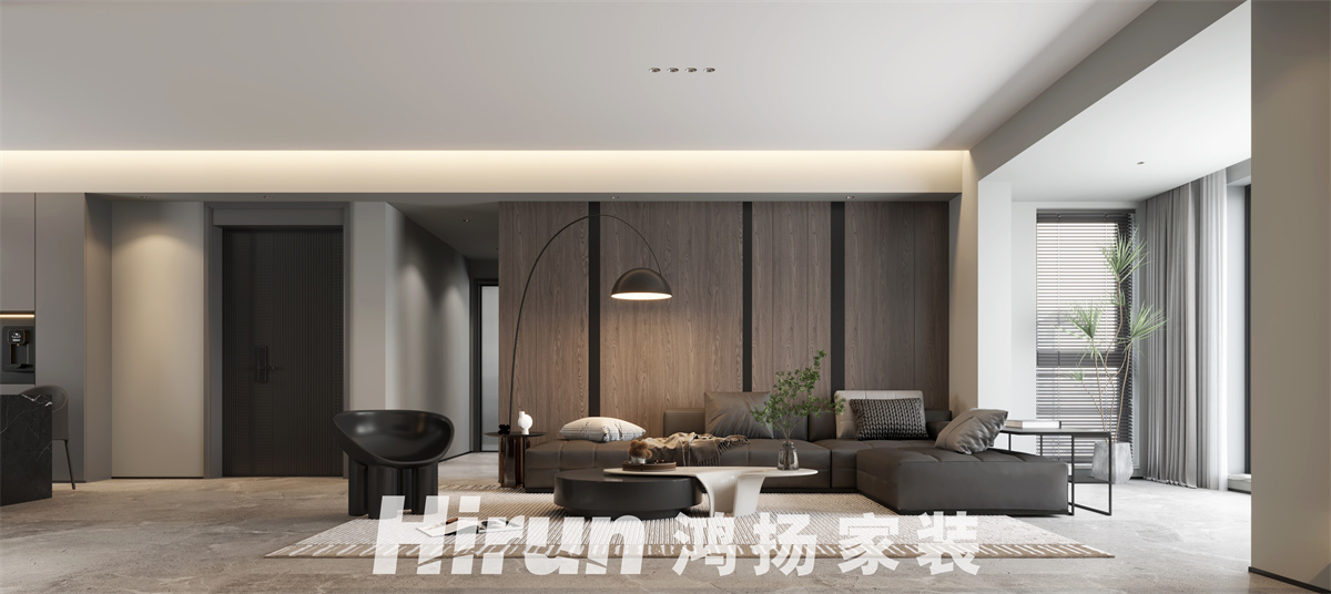 長(zhǎng)房星昇公館183㎡雅致現(xiàn)代大平層 裝修案例效果圖-3