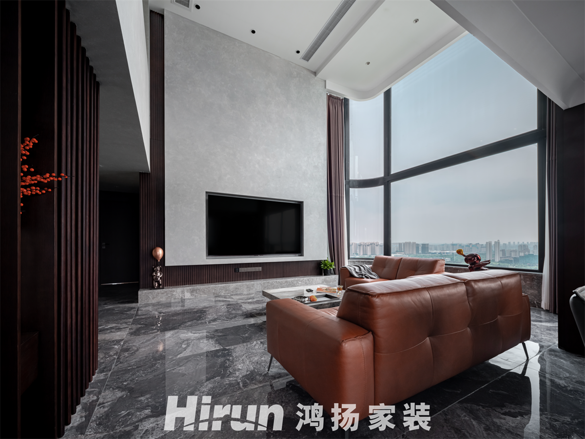 湘江雅頌居220㎡雅致現代復式 裝修案例實景圖-26
