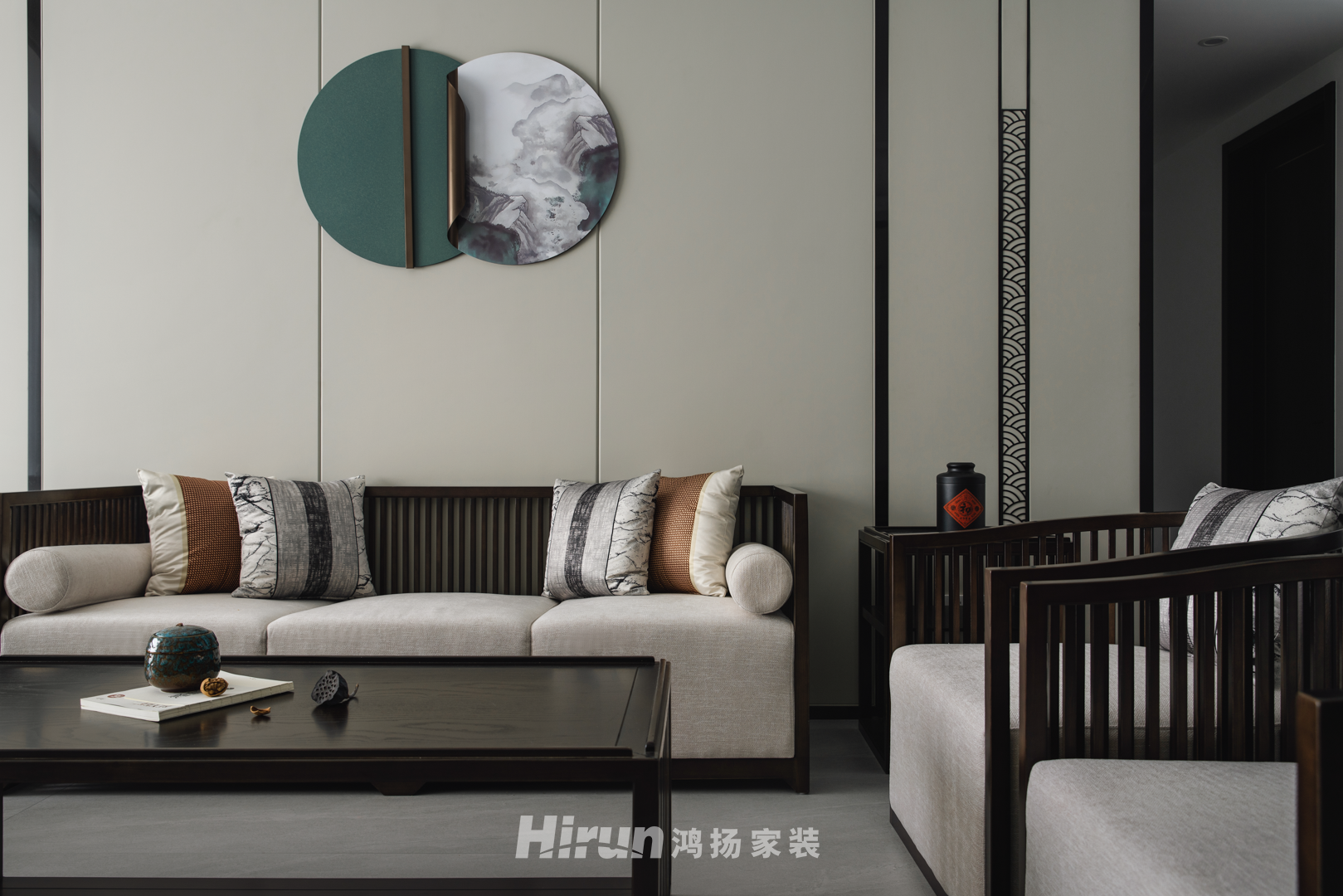 天城國(guó)際廣場(chǎng)170㎡復(fù)合寫意大平層 裝修案例實(shí)景圖-1