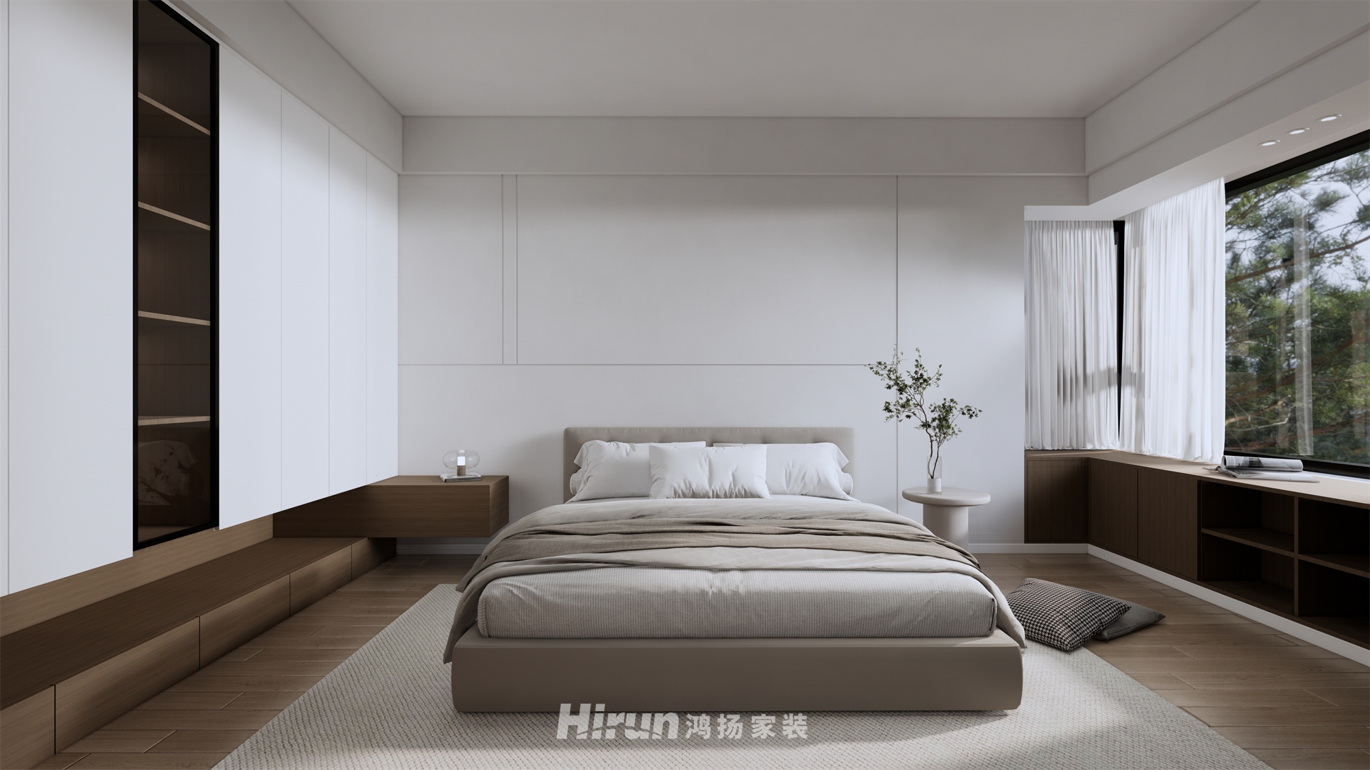 松雅院178㎡雅致現代復式 裝修案例效果圖-2