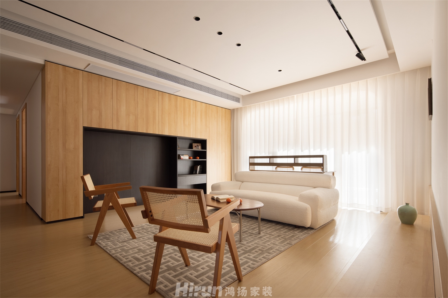 中海·梅溪湖壹號196㎡北歐之光大平層 裝修案例實景圖-6