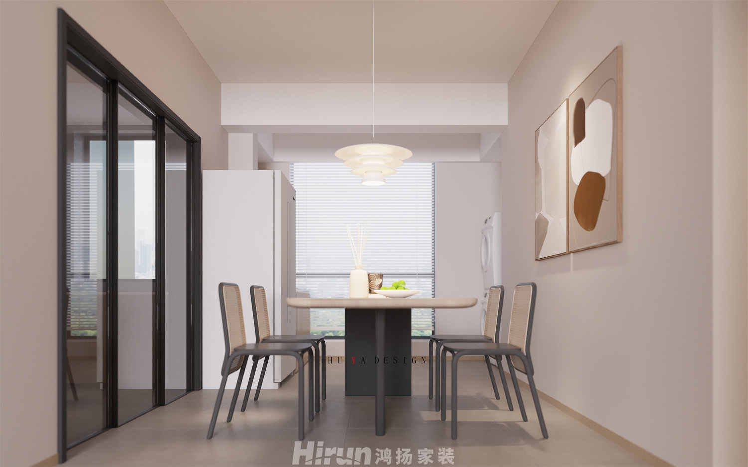 中天星耀城147㎡北歐之光四居室 裝修案例效果圖-2