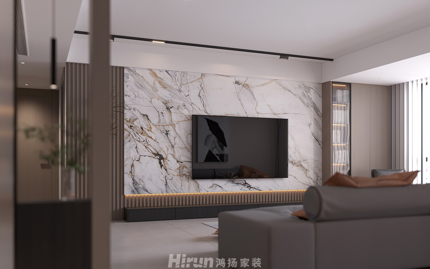 中天星耀城180㎡雅致現(xiàn)代大平層 裝修案例效果圖-6