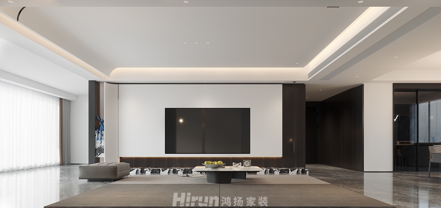 楚天御府240㎡雅致現代大平層 裝修案例效果圖-3