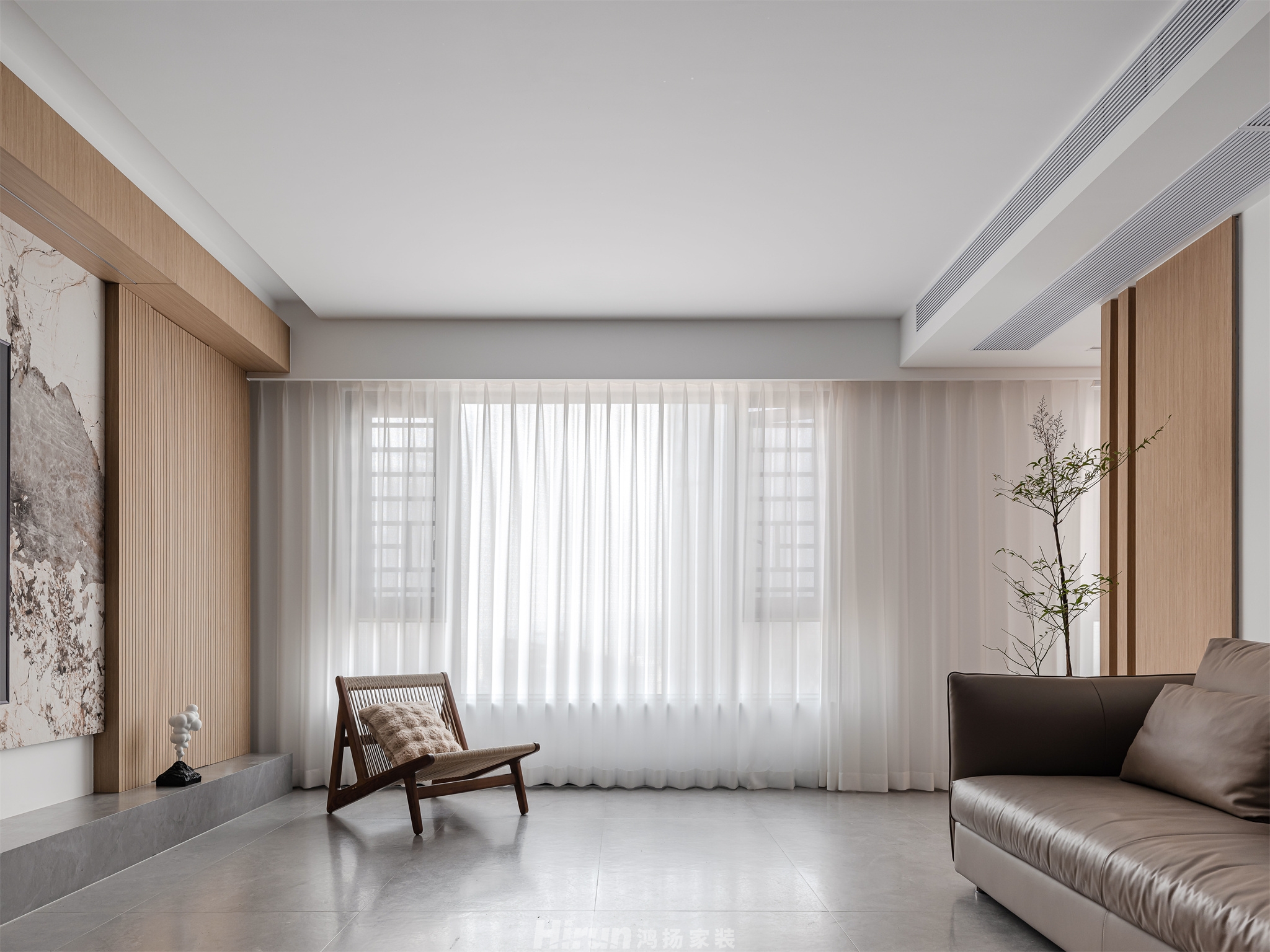 建發央著200㎡雅致現代復式 裝修案例實景圖-1