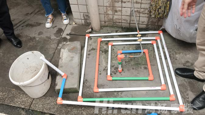 給水管大彎配件與直彎配件對比試驗